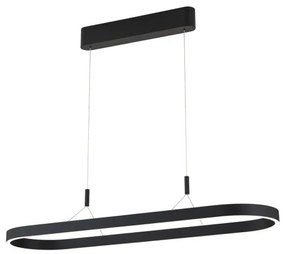 Orion - Lustră LED suspendată pe cablu CARRARA, 80W/230V, 2700/3000/4000K, negru