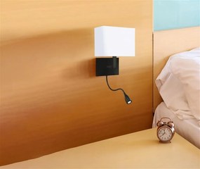 Aplica de perete cu reader LED design elegant Hotel