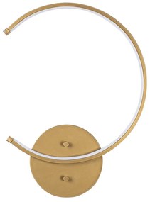 Aplică de perete aurie LED ø 10 cm Moon – Opviq lights