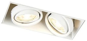 Spot încastrat inteligent alb fără ramă, inclusiv 2 becuri WiFi GU10 - Oneon 2