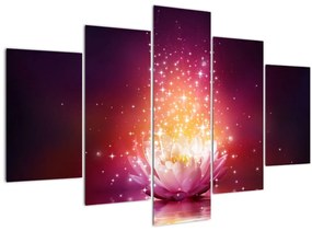 Tablou cu floare de lotus (150x105 cm)