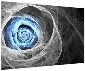 Tablou - Abstract Rose Blue (90x60 cm)