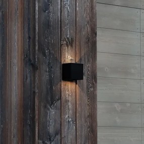 Aplică LED de exterior Ideal Lux ATOM LED/12W/230V IP54 negru