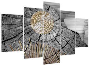 Tablou - Trunchiul copacului colaj (150x105 cm)