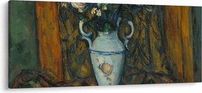 Tablou - Paul Cézanne, Vase of Flowers, reproducere (120x50 cm)