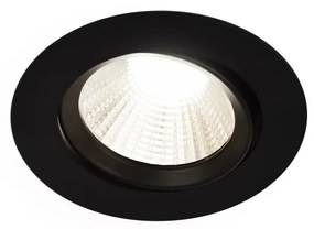 Set de 3 spoturi incastrabile LED dimabil Fremont 3-Kit 4000K negru