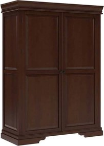 Dulap lemn masiv nuc Louis 2 Uși, 150 × 60 × 195 cm