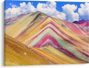 Tablou - Muntele Curcubeu, Peru (70x50 cm)
