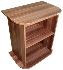 Comoda TV pe role, prun, 69 x 80 x 45 cm