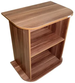 Comoda TV pe role, prun, 69 x 80 x 45 cm
