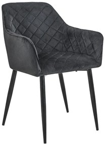 Scaun de masă Sunanda (Negru) (2buc). 1069502