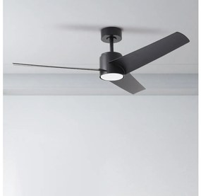 ZEVENTI - Ventilator de tavan cu LED ORVIETO LED/18W/230V Wi-Fi Tuya negru + telecomandă