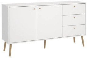 Comodă albă joasă 149x82 cm Bodo – Tvilum