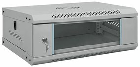 vidaXL Dulap de rețea cu depozitare Gri 53 x 35 x 21 cm Oțel