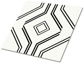 Plăci de vinil Linii geometrice negre