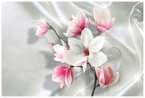 Tapet magnolie albă
