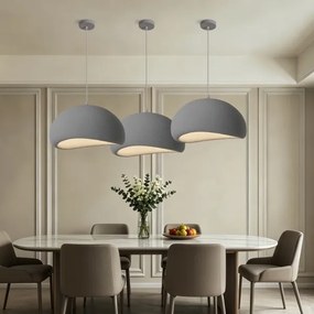 BRILAGI - Lustră suspendată pe cablu WABI SABI 1xE27/60W/230V Ø 50 cm gri