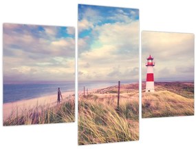 Tablou - Farul roșu (90x60 cm)
