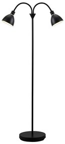 Nordlux - Lampă de podea RAY 2xE14/25W/230V neagră