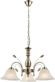 Candelabru design clasic 3 brate finisaj alama antica POSADAS 69007-3H GL