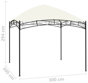Pavilion de gradina, crem, 3 x 3 m, 180 g m   Crem, 3 x 3 m