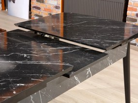Masă sufragerie Pinava (negru) (pentru 4 persoane). 1093742