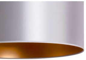 Duolla - Lustră pe cablu CANNES 1xE27/15W/230V d. 45 cm argintie/cupru