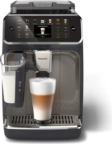 Espressor automat Philips EP5549/70 LatteGo, 1500 W, 15 bar, 1,8 l, 20 bauturi, Rasnita ceramica cu 12 trepte, TFT, AquaClean, SilentBrew, AromaExtract, ExtraShot, Negru/Bej