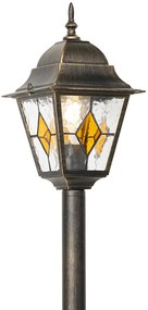 Lămpă de podea vintage pentru exterior auriu antic 120 cm - Antigua