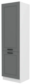 Dulap de bucătărie pentru alimente Lucid 60 LO 210 2F (dustgrey + alb). 1045563