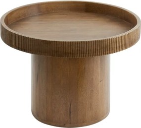 Măsuță auxiliară rotundă din lemn de mango ø 60 cm Kalomo – Light &amp; Living