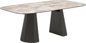 Masă lemn masiv de dining Sable 200/275/400×120 cm - 275 cm