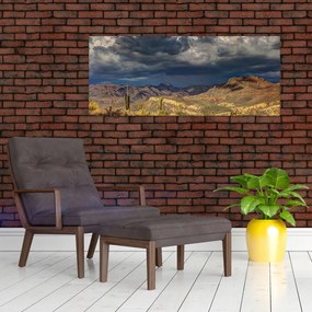 Tablou - cactușii în natură (120x50 cm)