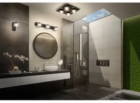 Aplică LED pentru baie Ledvance ORBIS FLAME 3xLED/5,5W/230V IP44 negru