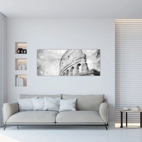 Tablou - Carte poștală de epocă a orașului N⁰1 (120x50 cm)