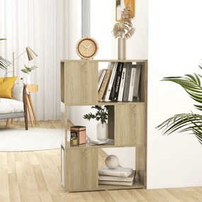vidaXL Bibliotecă/Separator cameră, stejar sonoma, 60x24x94 cm, PAL