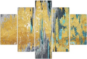 Tablou - Design auriu (150x105 cm)