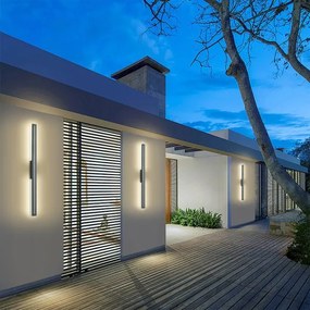 Brilagi - Aplică LED de exterior LINEO LED/24W/230V 3000K IP65 antracit