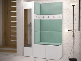 Mobilier hol Tovenaz X (verde deschis) (cu oglindă). 1104775