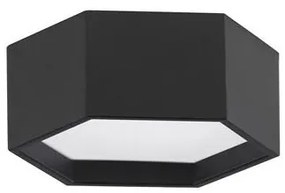 Plafoniera LED design minimal SAMBA neagra