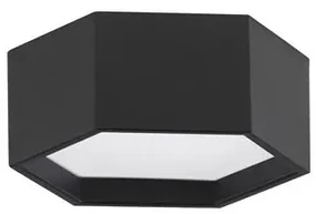 Plafoniera LED design minimal SAMBA neagra