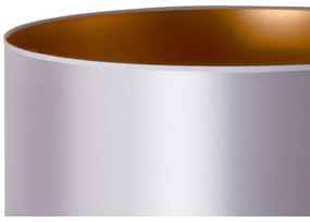 Lampă de masă Duolla CANNES 1xE14/15W/230V d. 20 cm argintiu/cupru/alb