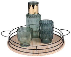 Tava rotunda din lemn ALPINA Ø35 cm