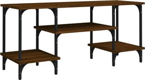 vidaXL Comodă TV, stejar maro, 102x35x45,5 cm, lemn prelucrat