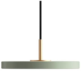 Lustră verde-deschis LED cu abajur din metal ø 15 cm Asteria Micro – UMAGE