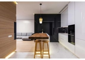 Pendul design modern LAVUS negru/auriu