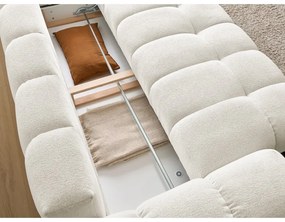 Canapea albă cu tapițerie din chenille 278 cm Everest – Bobochic Paris