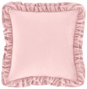 Pernă decorativă din catifea 43x43 cm Velvet Double Frill – Catherine Lansfield
