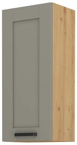Dulap superior de bucătărie Lucid 40 G 90 1F (Stejar artisan + claygrey). 1045508