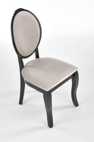 Scaun Velo tapitat bej/negru - H96